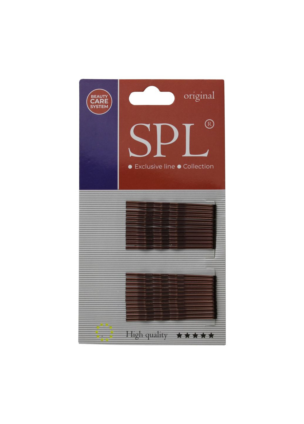 Набір фрезерних невидимок для волосся, 5 см, 24 шт., коричневий () SPL 3021-0050 (328395428)
