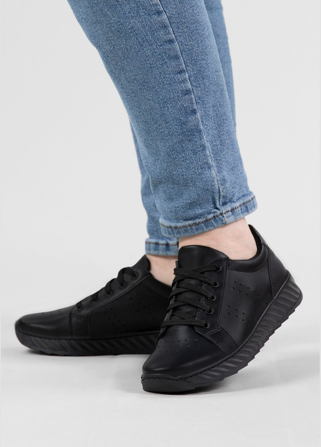 Кроссовки женские на лето черные (АС 21 черные) Kluchkovskyy чёрные лето (326398296)