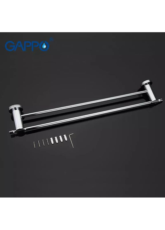 Полотенцедержатель G1809, 655 мм, хром GAPPO (371881675)