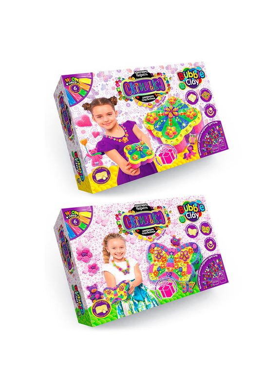 Набор креативного творчества "Сундук декорированный пластилином" для детей (ДТ-ОО-09163) Danko Toys (318673750)