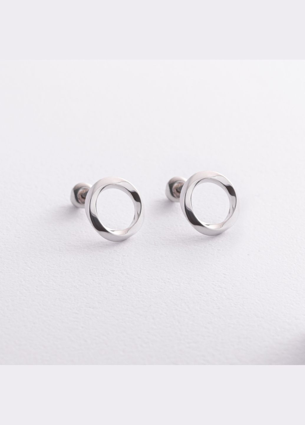 Срібні сережки Нескінченність 7373р Oniks (338254694)