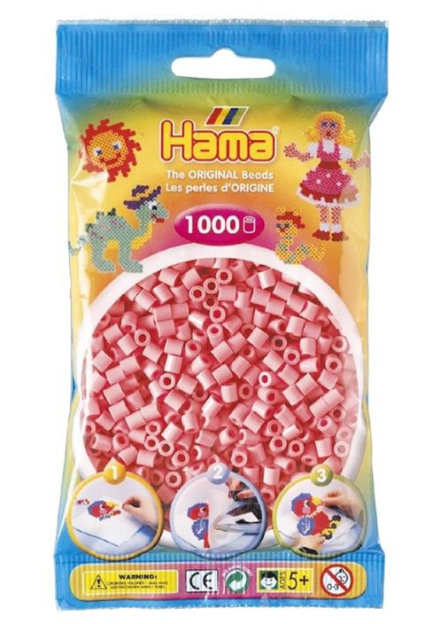 Термомозаика Набор розовых бусин, 1000 шт., розовый () Hama 207-06 (328401278)