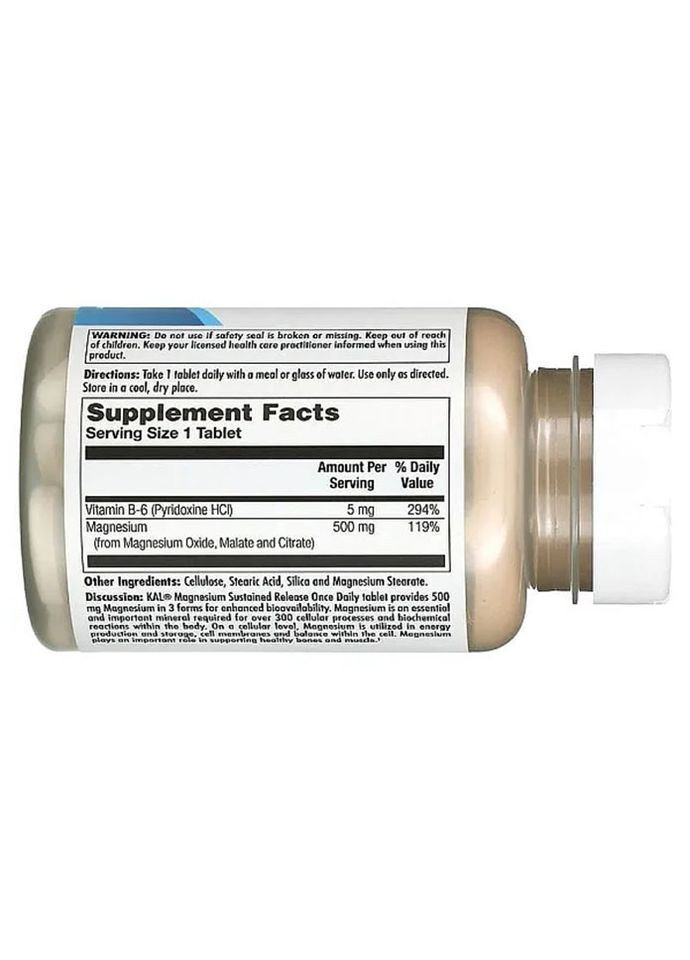 Magnesium Triple Source 100 Tabs KAL (322471605)