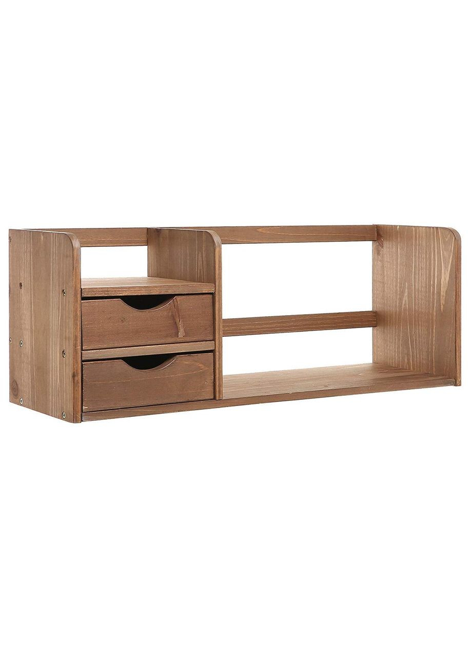 Настольная книжная полка из дерева Некрасов капучино (КПЛ-002309) No Brand (328415490)