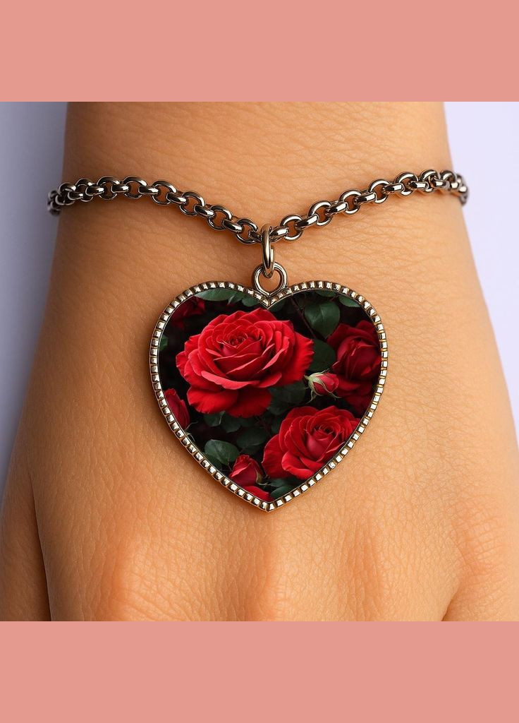 Браслет Цветы #14 (сердце) No Brand (329331541)