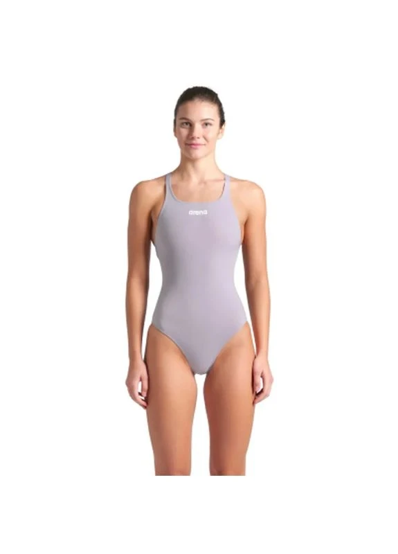 Бузковий літній купальник team swimsuit swim pro solid 004760-590 світло (3468337481799) Arena