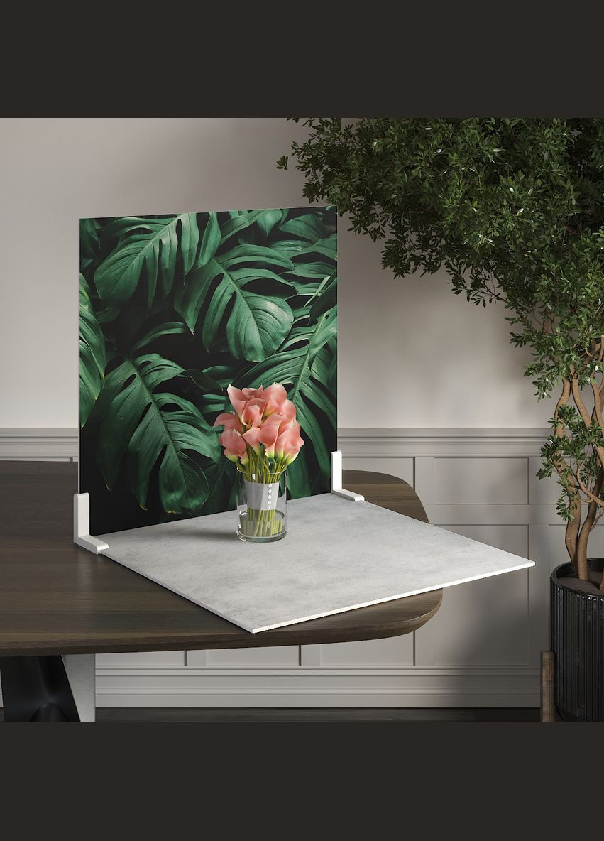 Пластиковый угловой 2D фотофон, 40x40 см - №62220 PolyPlast (354367598)