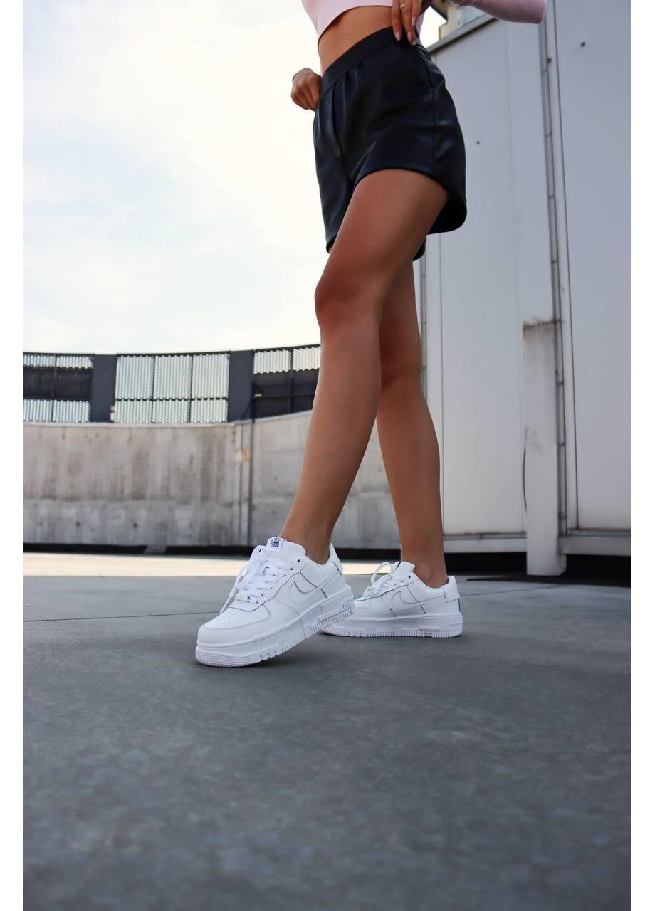 Білі Осінні кросівки чоловічі nike air force 1 pixel white 2 найк аір форс 1 преміум No Brand