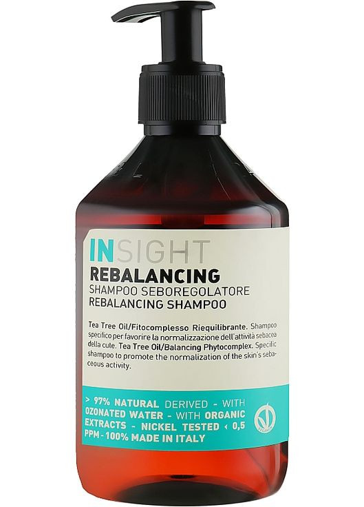 Шампунь проти жирної шкіри голови Rebalancing 900ml (537869-31015453) Insight (368629792)