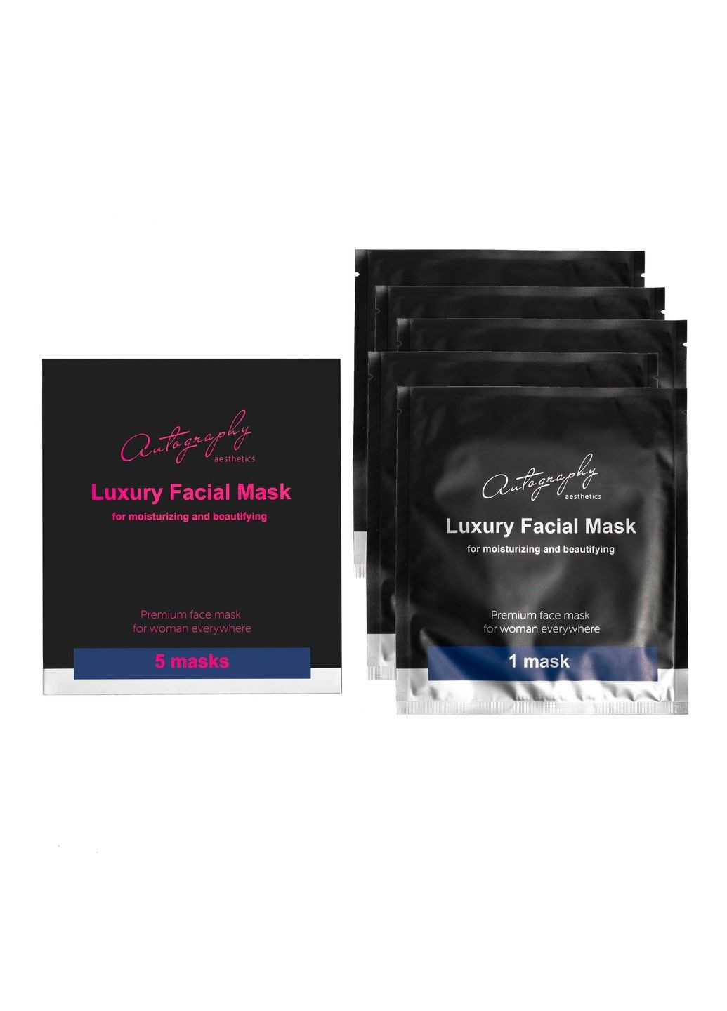 Гідрогелева маска для обличчя Premium Facial Mask 1 шт Autography Aesthetics (307839346)