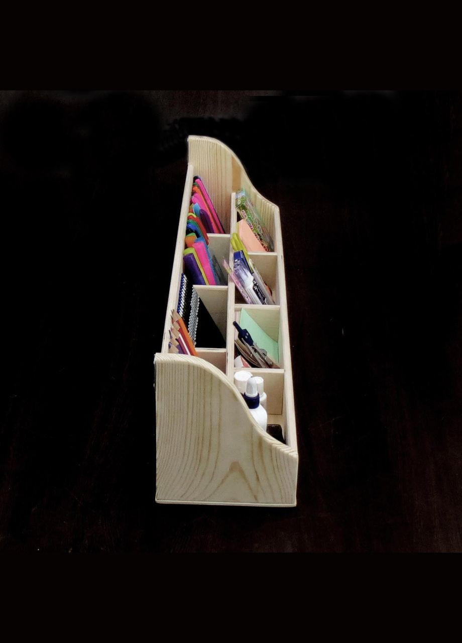 Настольный органайзер из дерева Хетер бланже (КНЦ-006401) No Brand (328227376)