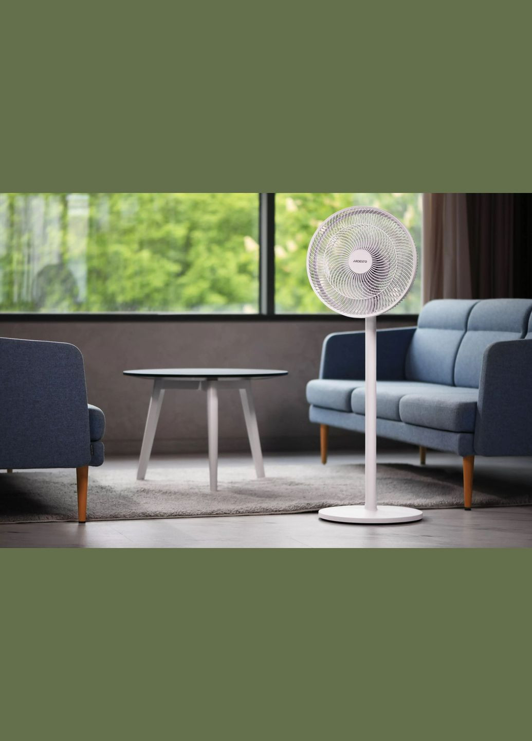 Вентилятор напольный с пультом FN-B1140R 55 Вт белый Ardesto (364755470)