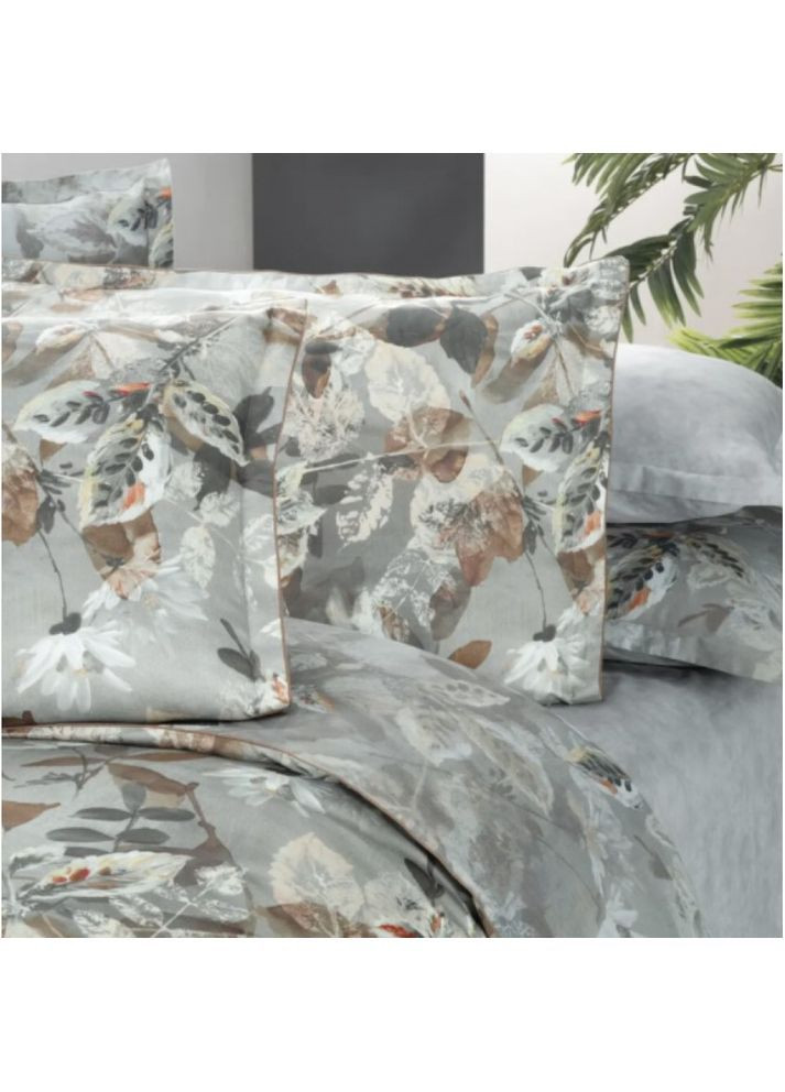 Постільна білизна Emily gri сатин делюкс 300ТС євро Sarev (367073114)