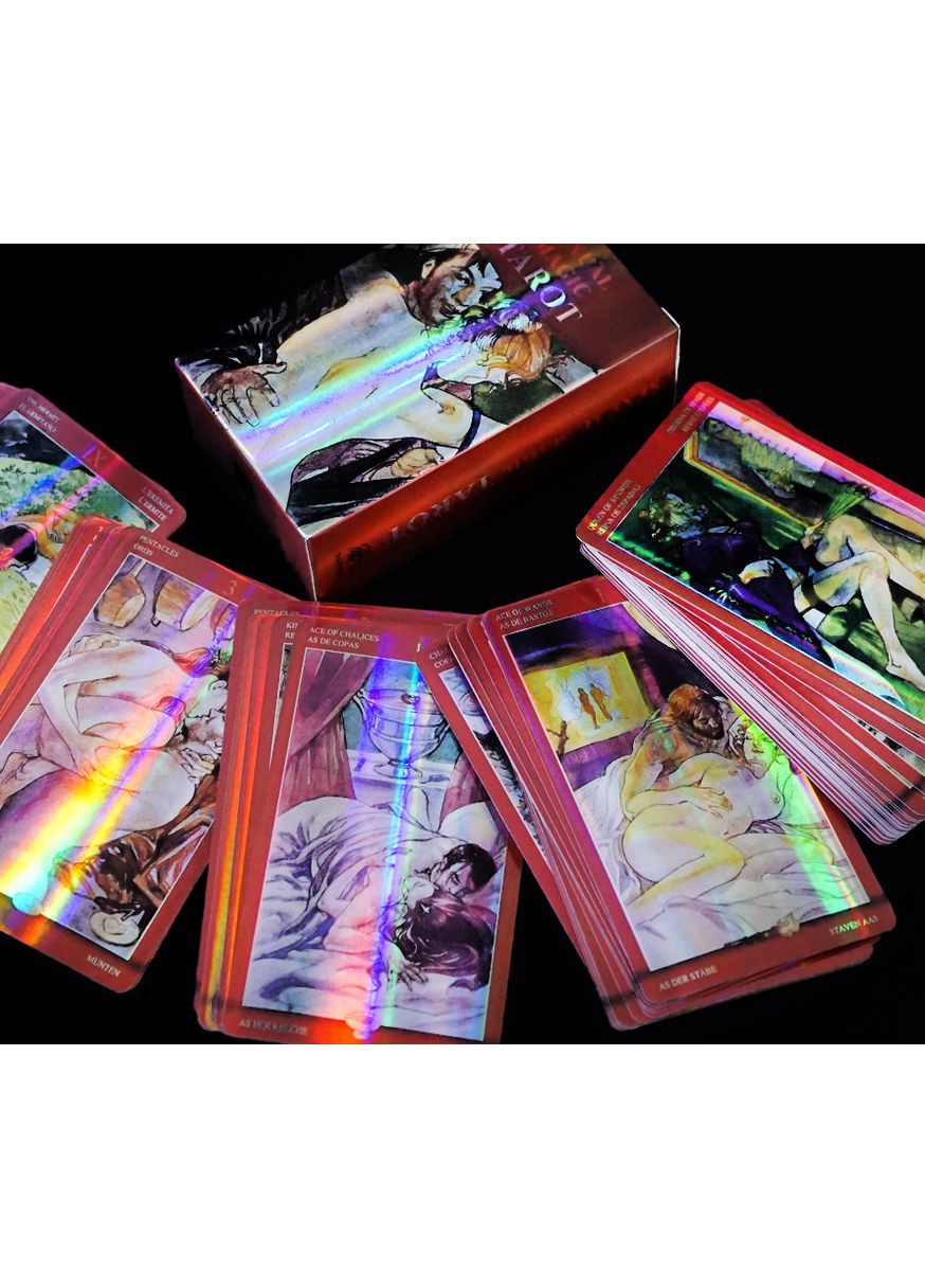 Карты Таро Магия Наслаждений голография (Sexual Magic Tarot) No Brand (372446682)