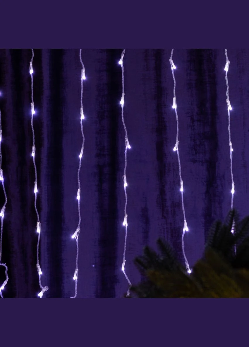 Гірлянда Водоспад 270 LED 3*3 метри, білий Without (297654875)