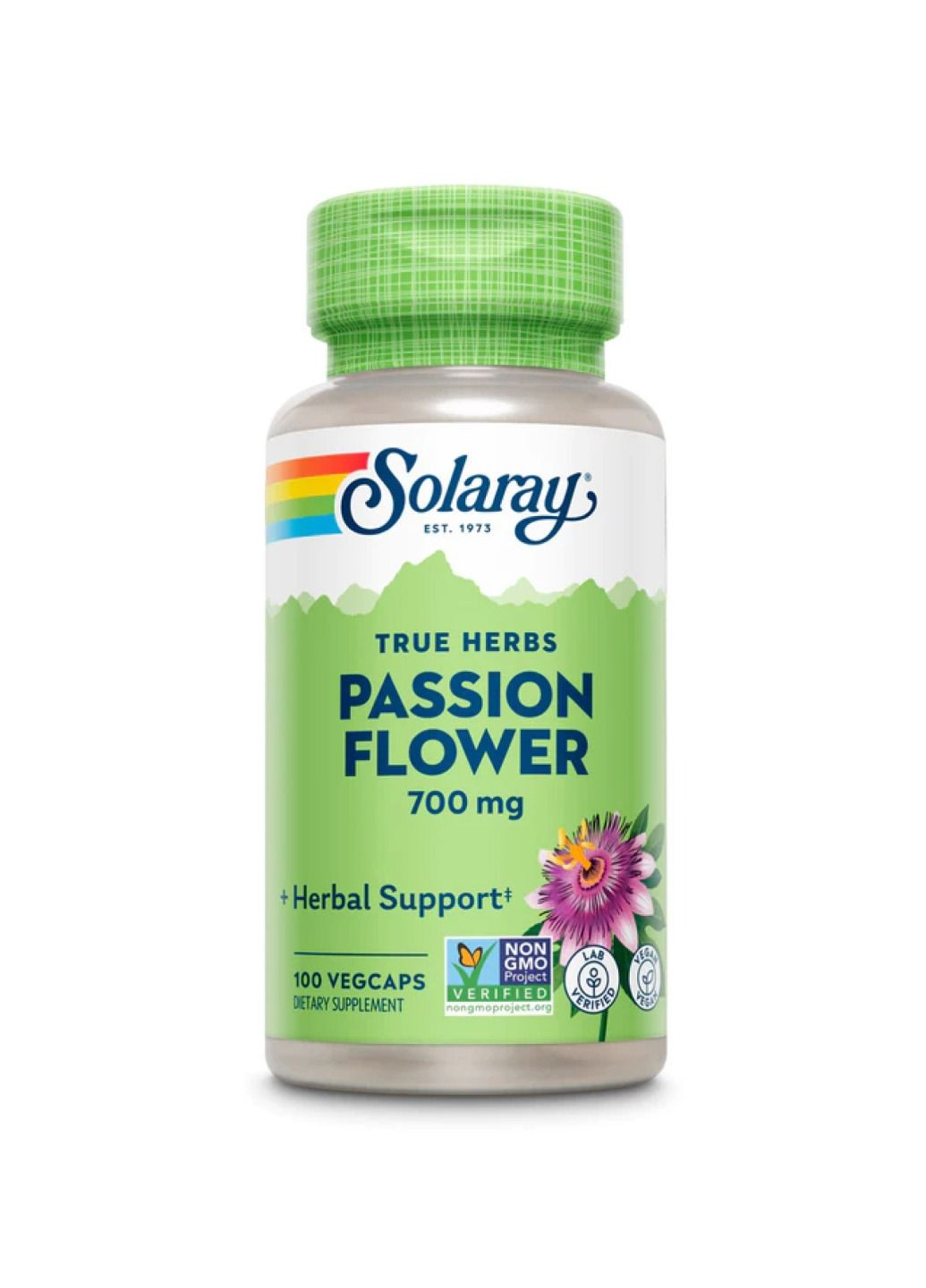 Добавка Passion Flower - 100 vcaps Solaray (285787863)