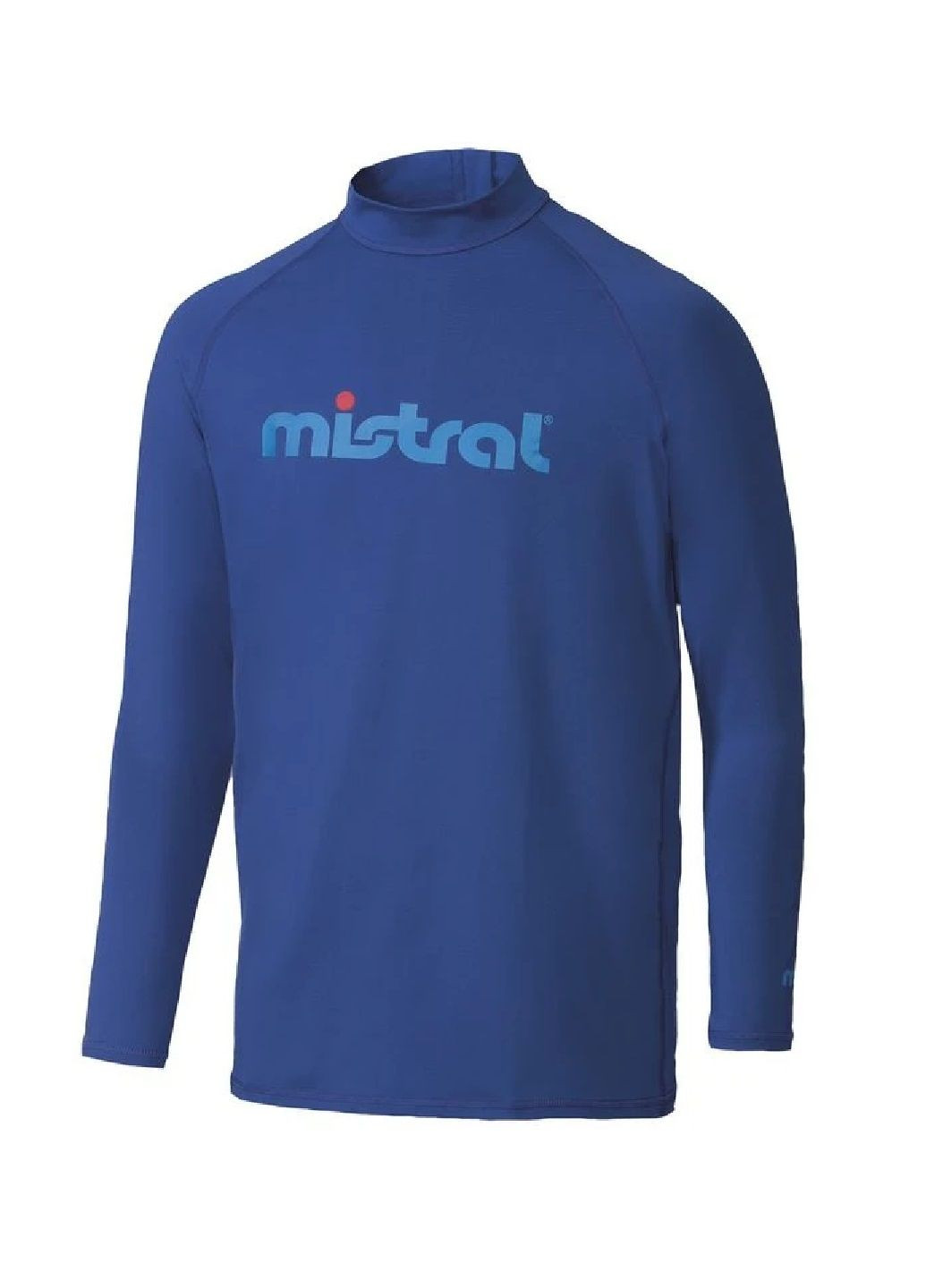 Синий демисезонный пляжный лонгслив Mistral с надписями