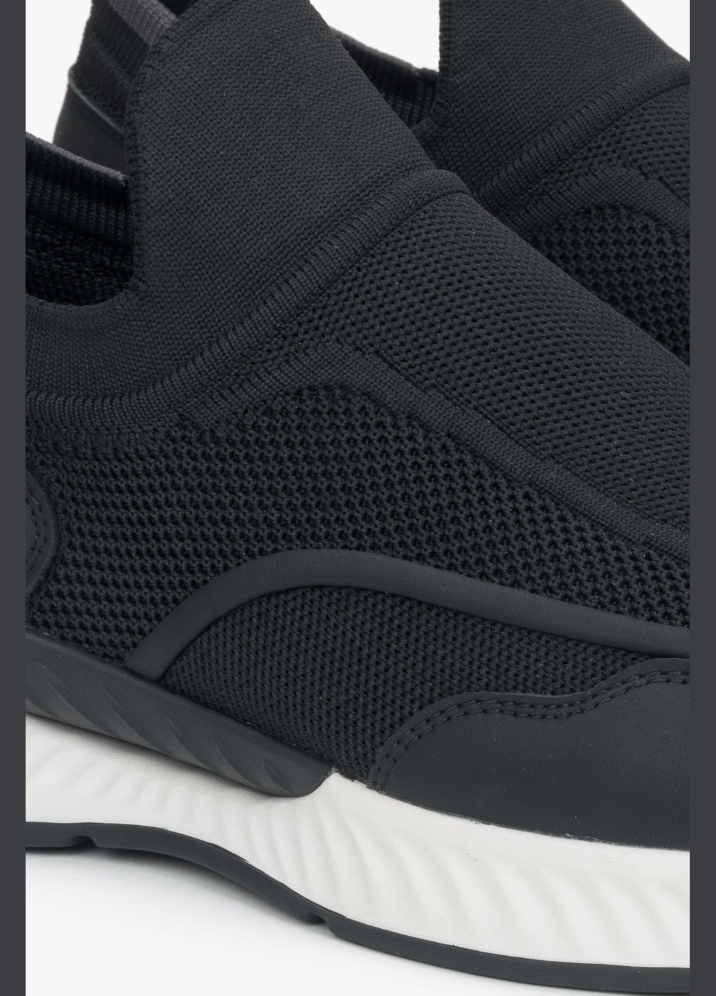 Черные летние кроссовки, цвет черный ES8