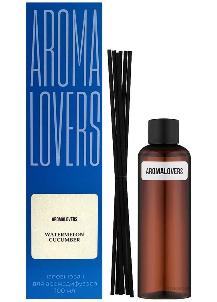 Наповнювач для аромадифузора + палички Watermelon Cucumber 100ml (1383697-20525556) Aromalovers (368667874)