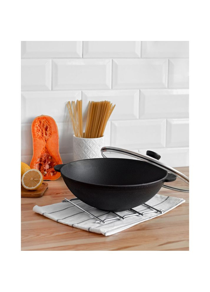 Сковорода Вок 30 см Black (W30) Brizoll (314765816)