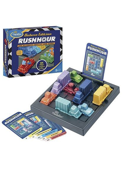 Гра-головоломка "Rush Hour Deluxe Час пік Делюкс" 5050, 60 карток із завданнями ThinkFun (308796202)