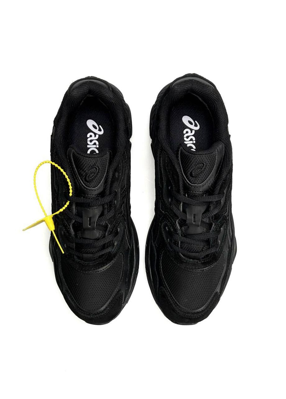 Чорні Осінні кросівки чоловічі asics No Brand Gel-NYC GTX All Black
