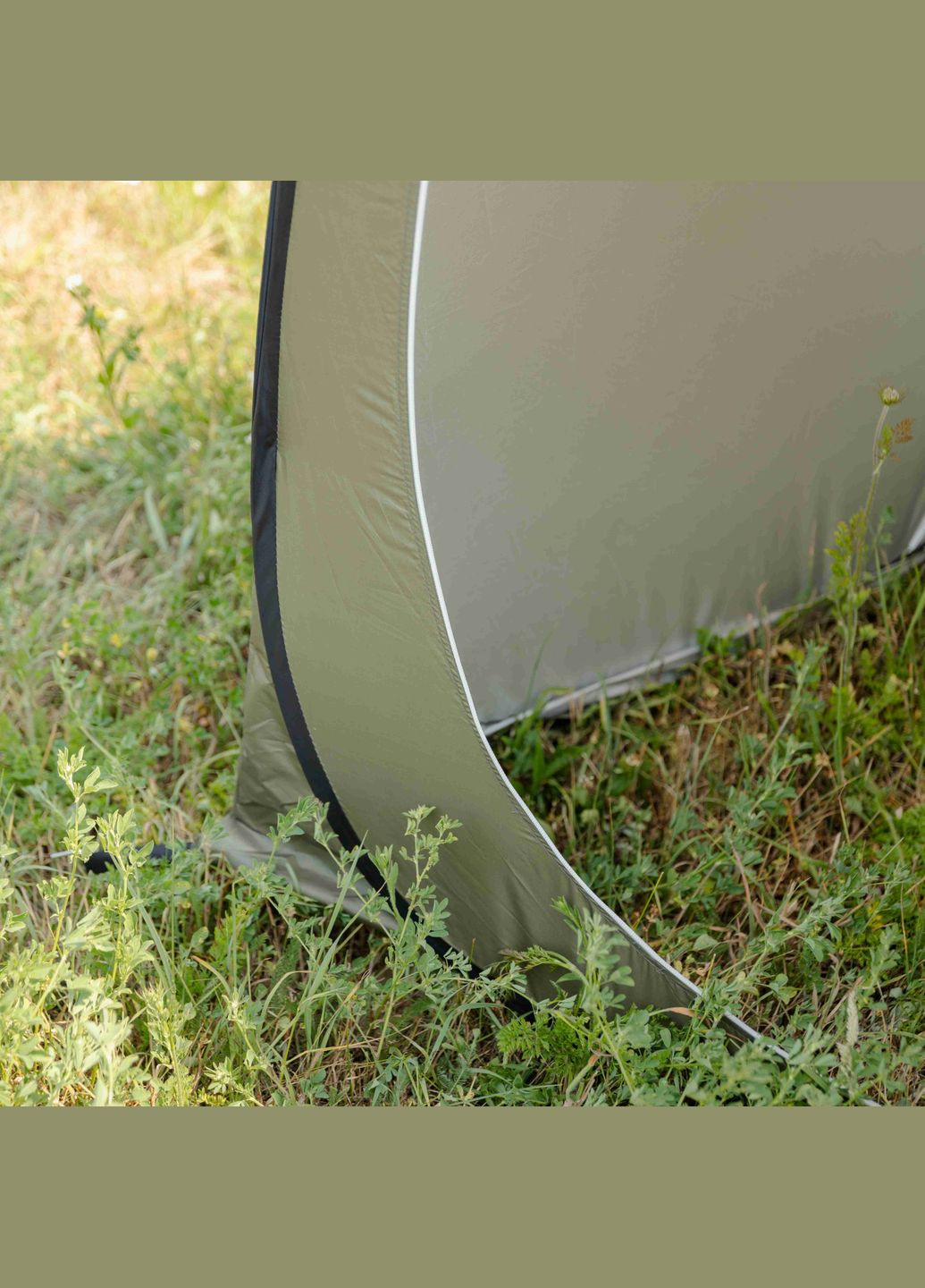 Палатка душ-туалет автоматическая 120*120*190 см, армейская зеленая LUGI (341318739)