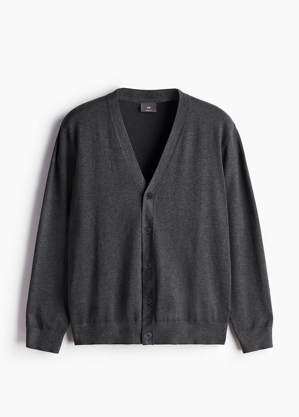 Серый демисезонный кардиган H&M