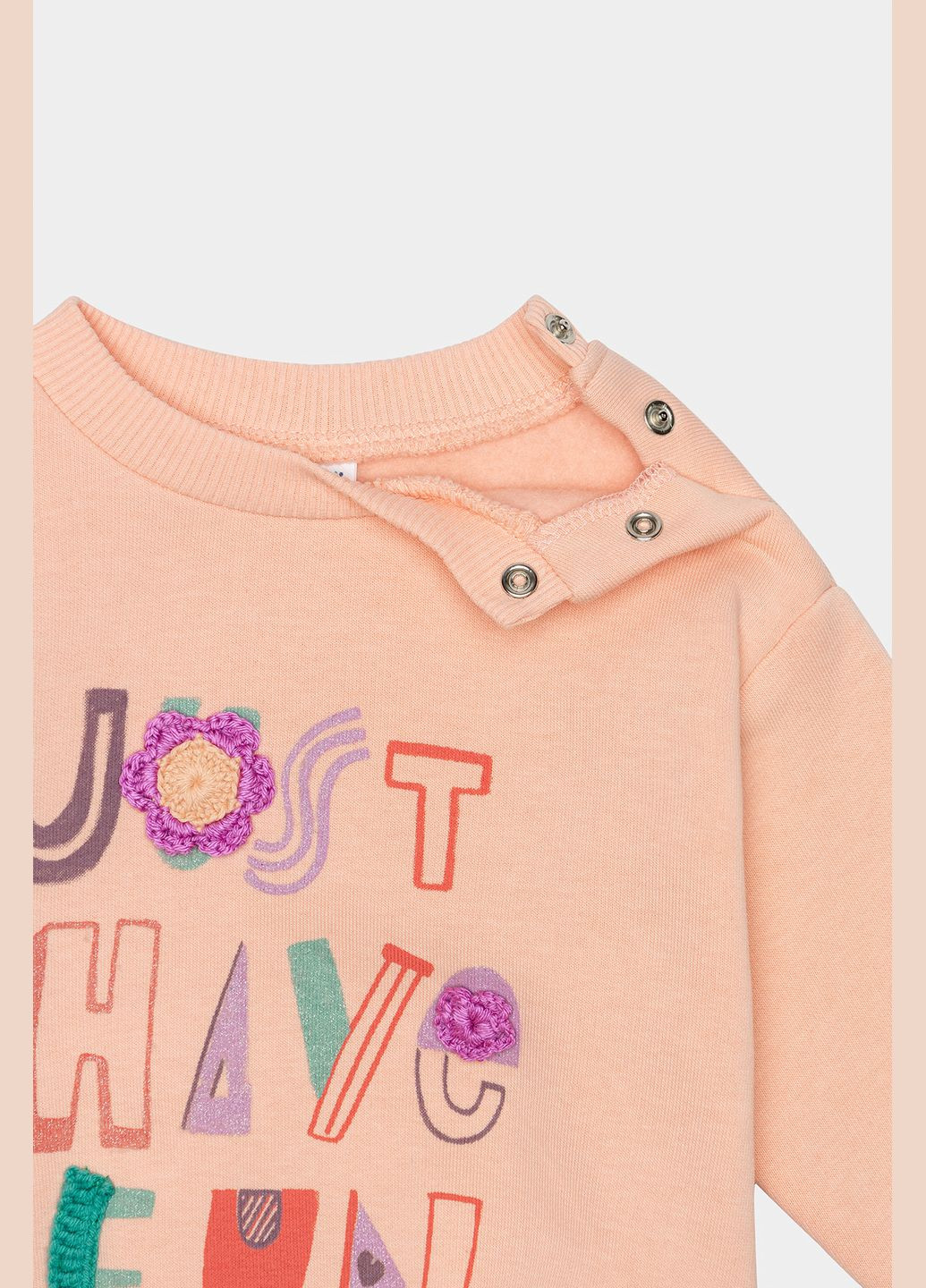 Персиковый зимний костюм с брюками для девочки цвет персиковый цб-00235931 Iggy