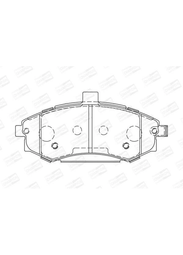 Колодки тормозные передние дисковые Hyundai Elantra III/ Kia Cerato I (572513CH) Champion (362091621)