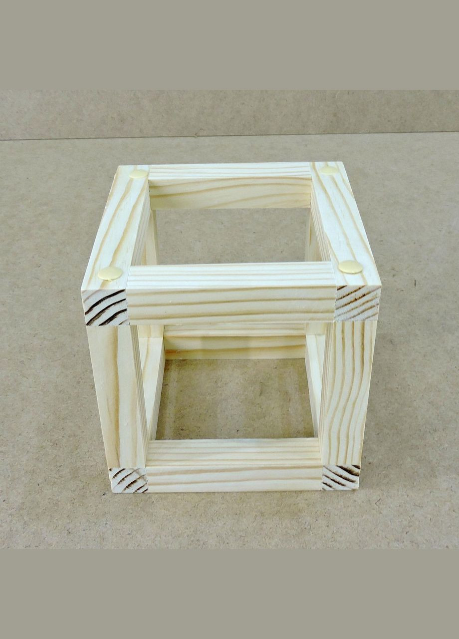 Полка настенная для цветов из дерева Оризонти model A бланже (ЦВС-100801) No Brand (328227448)