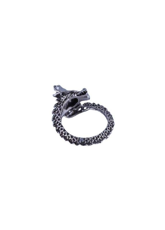 Кольцо женское серебристый дракон Добра, размер регулируемый Fashion Jewelry (286762133)