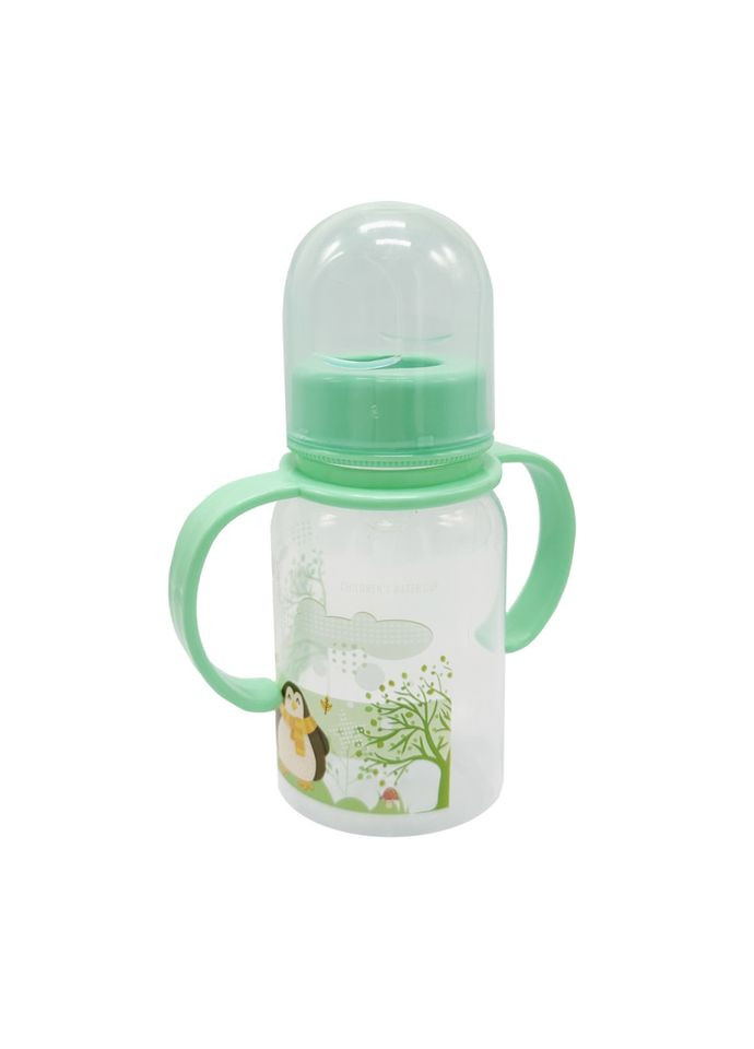 Пляшечка для годування з ручками MGZ-0205(Turquoise) бірюзовий, 150 мл Mega Zayka (372925162)