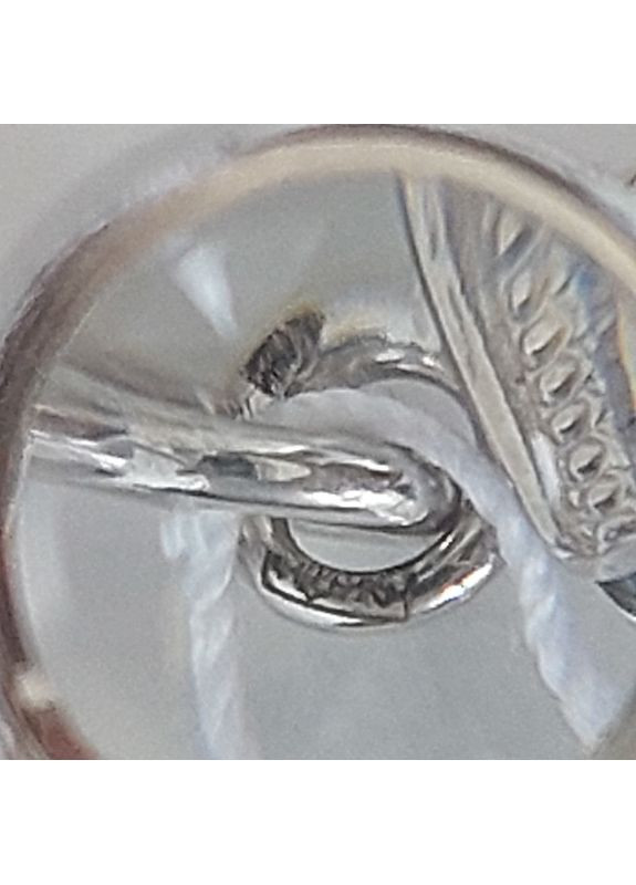 Браслет Пантера из серебра с черным текстилем 21 см No Brand (355921919)