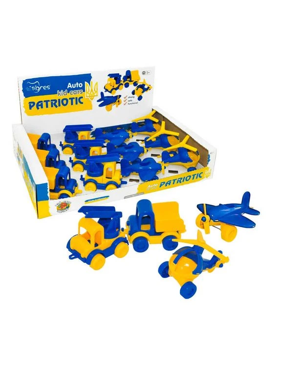 Патріотичні машинки "Kid cars" 39900 ціна за 12 штук у боксі (96) " " Tigres (383240079)