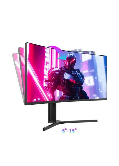 Вигнутий ігровий монітор C34A1R 1500R, 34-дюймова панель 3440*1440 VA Titan Army (361149294)