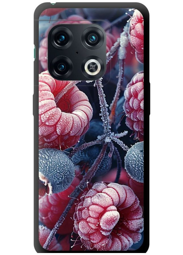 TPU чорний чохол 'Морозні ягоди' для Endorphone OnePlus 10 Pro (285112008)