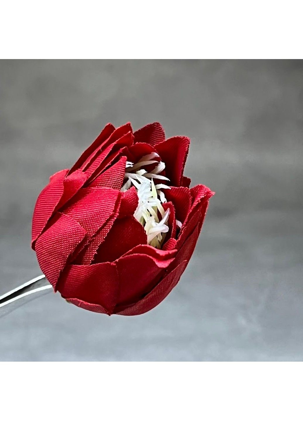 Бутон Кампанула цветочно-красный, размер 3,5 см, арт 017910, 1 шт. No Brand (322640817)