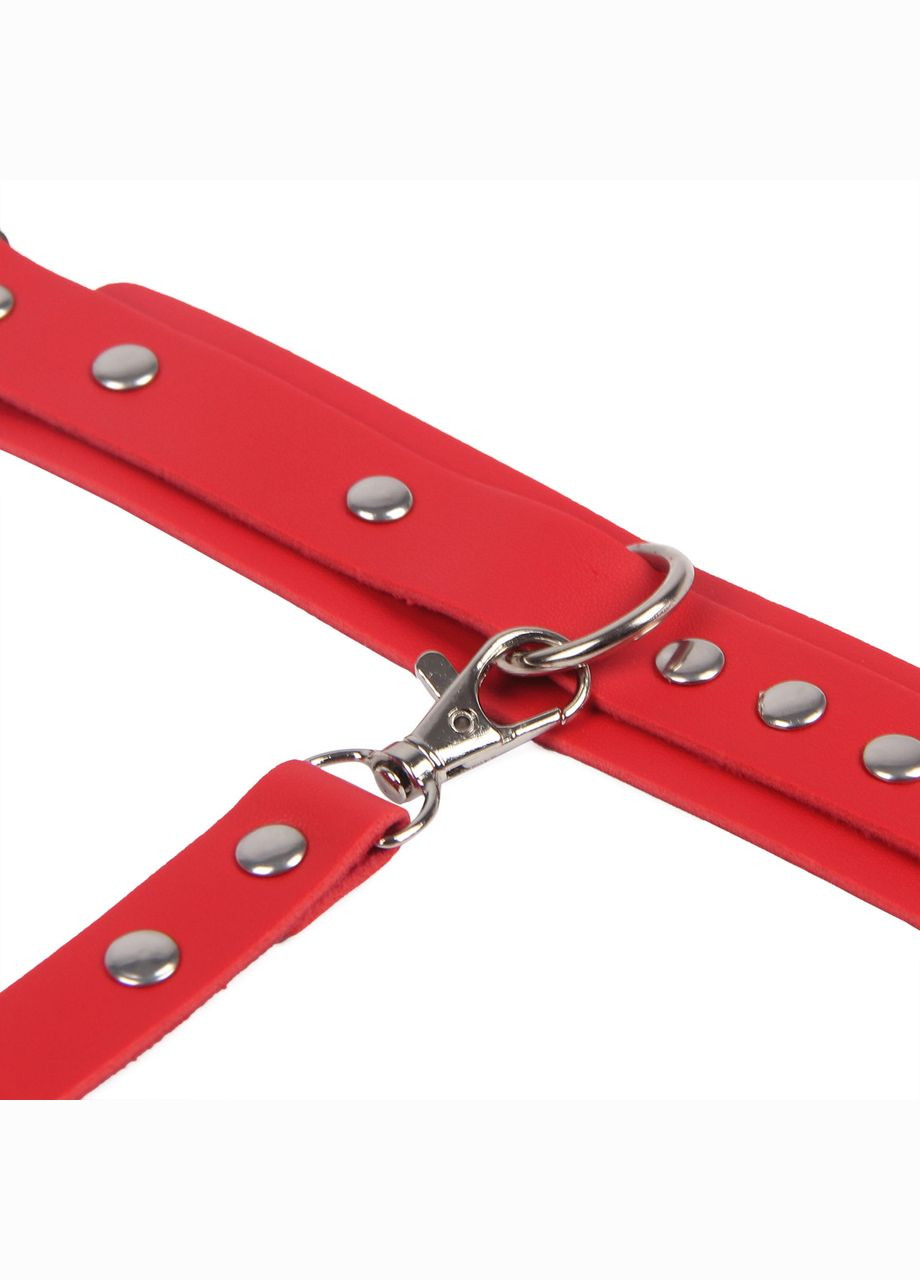 Гартеры с наручниками Star Night красный No Brand (303878093)