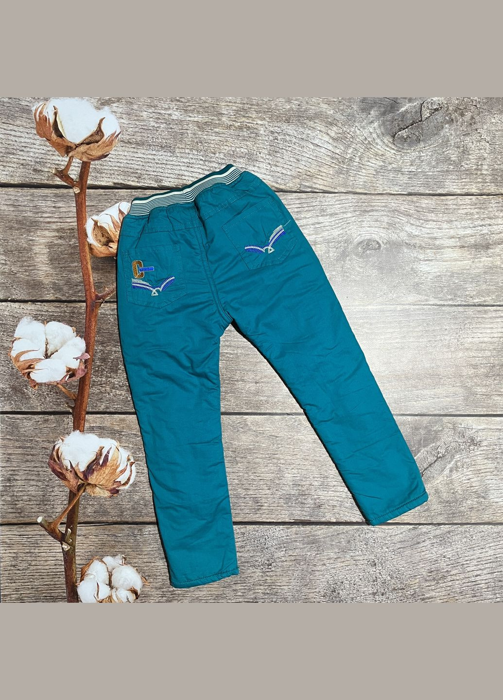 Котонові штани на флісі Niebieski Ksiezyc (316257734)