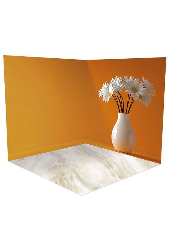 Вініловий кутовий фотофон 160х160см, Frontlit 450 г/м2 №58665 PhotoVinyl (360983215)