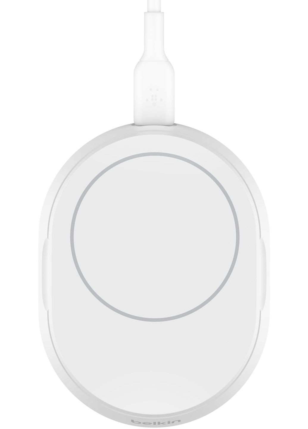 Зарядний пристрій бездротовий 15Вт Magnetic Stand Qi2, адаптер 20Вт USB-C, білий Belkin (315435844)