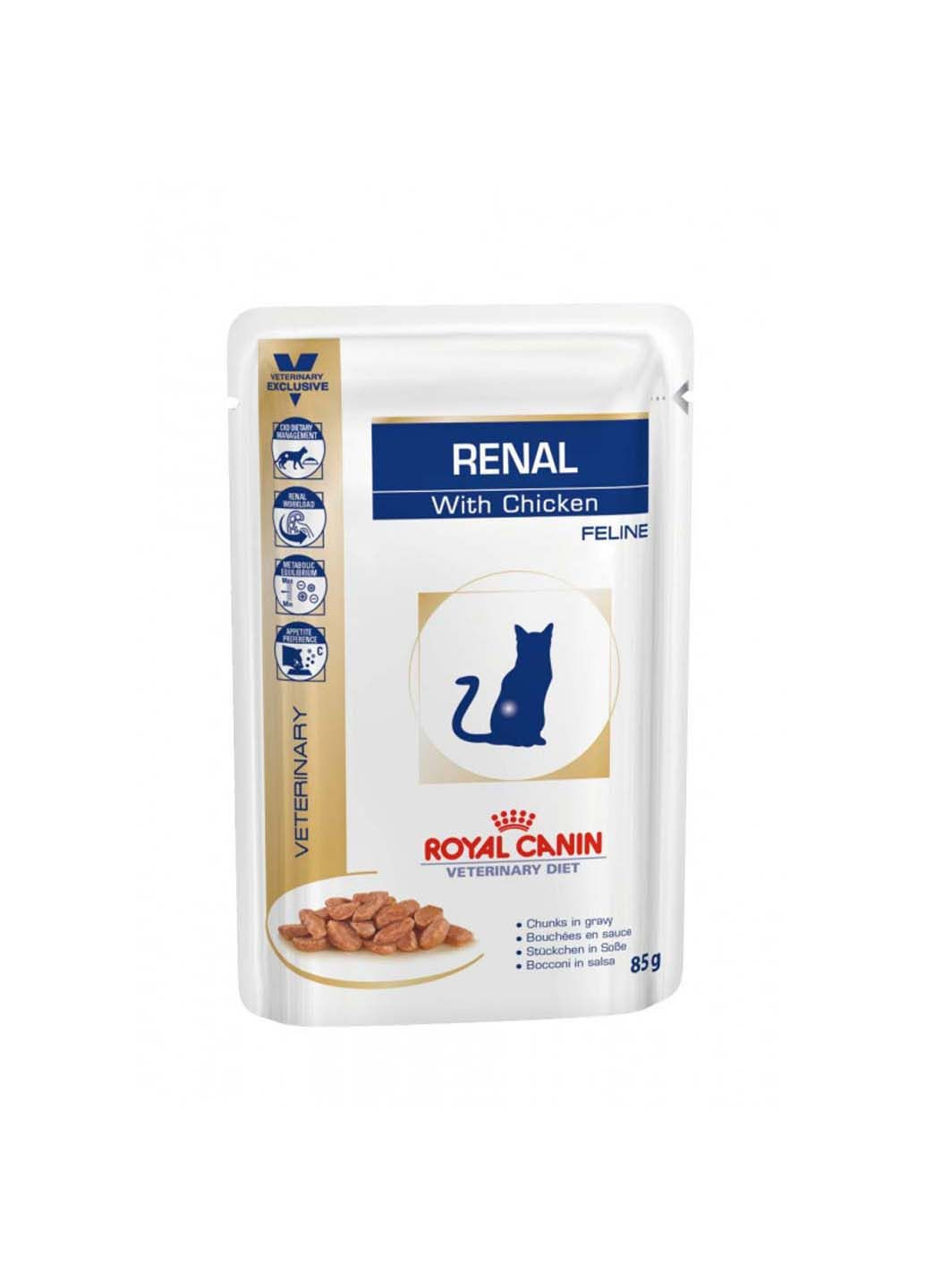 Паучи RENAL FELINE CHICKEN Pouches 85 г Royal Canin (286472642)