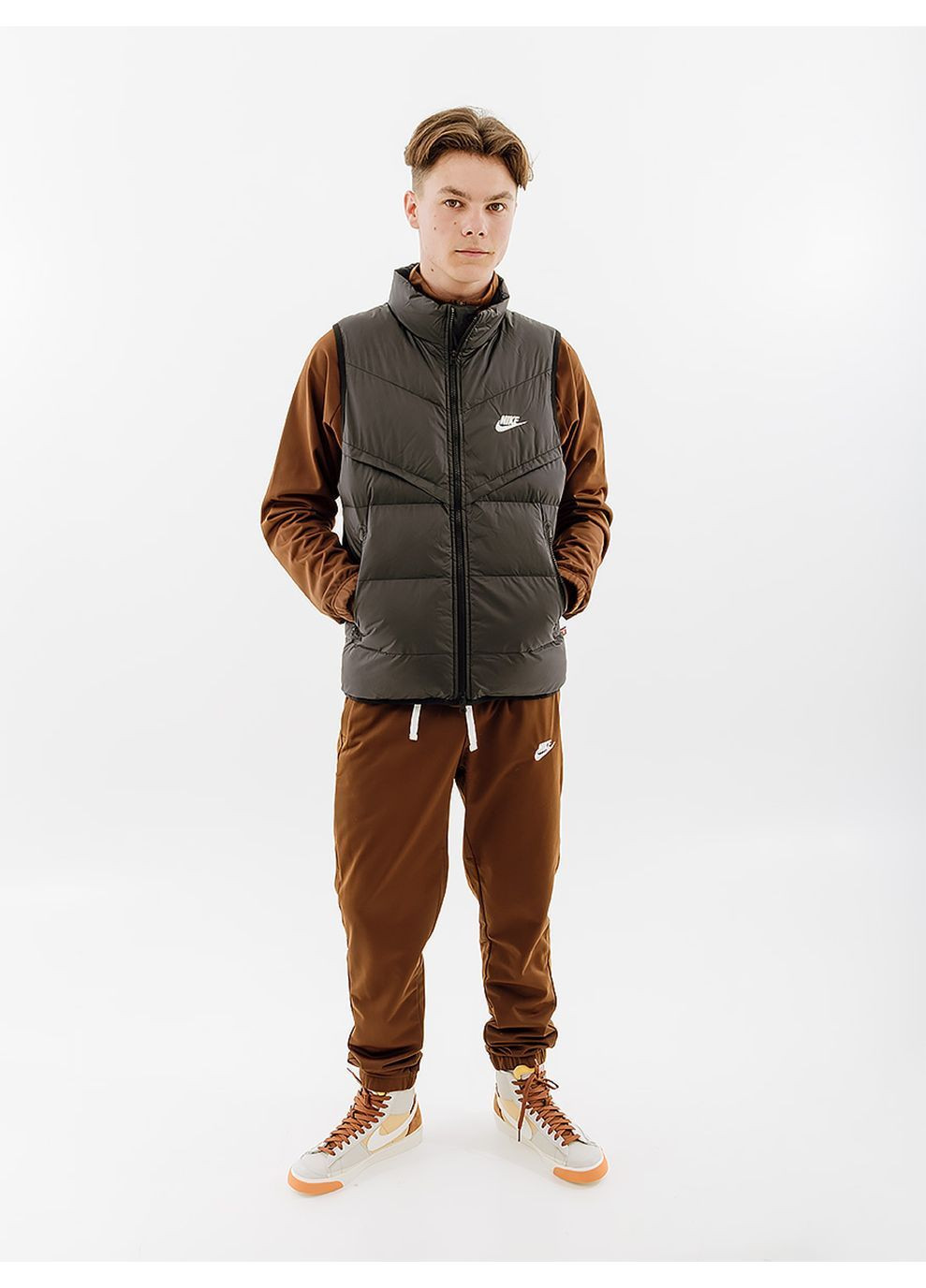 Чоловіча Жилетка M SF WR PL-FLD VEST Чорний Nike (282318241)