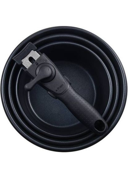 Набор ковшей Click & Cook 1.5+2.1+3 л (BG-32293-MM) Bergner (323046339)