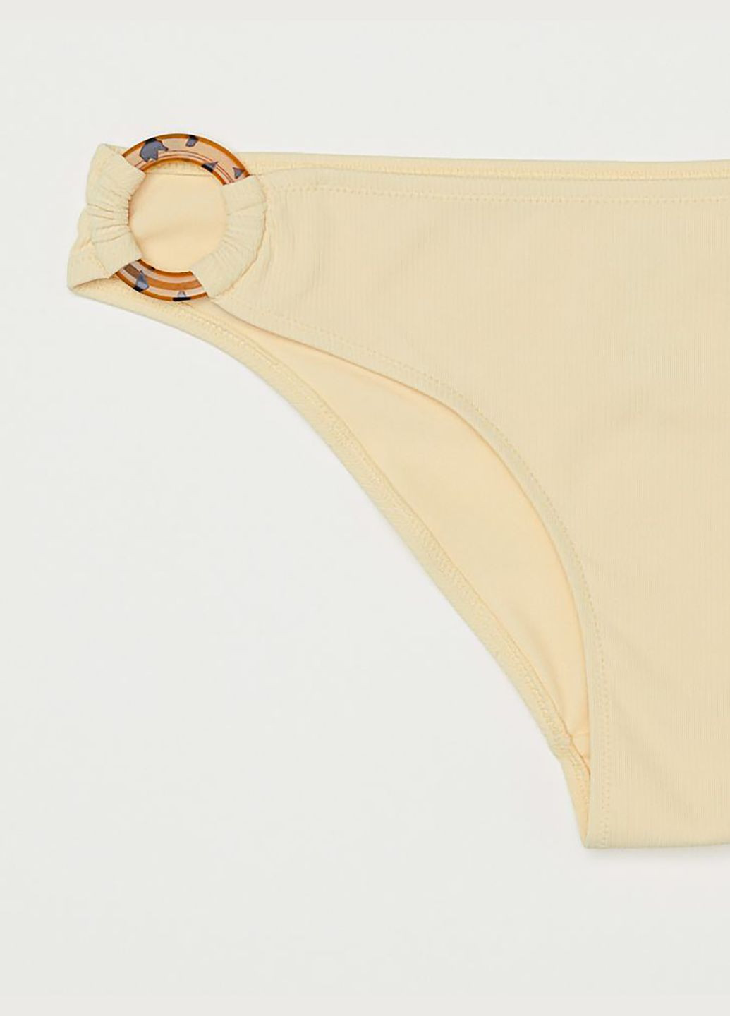 Светло-желтые купальные трусики однотонные H&M