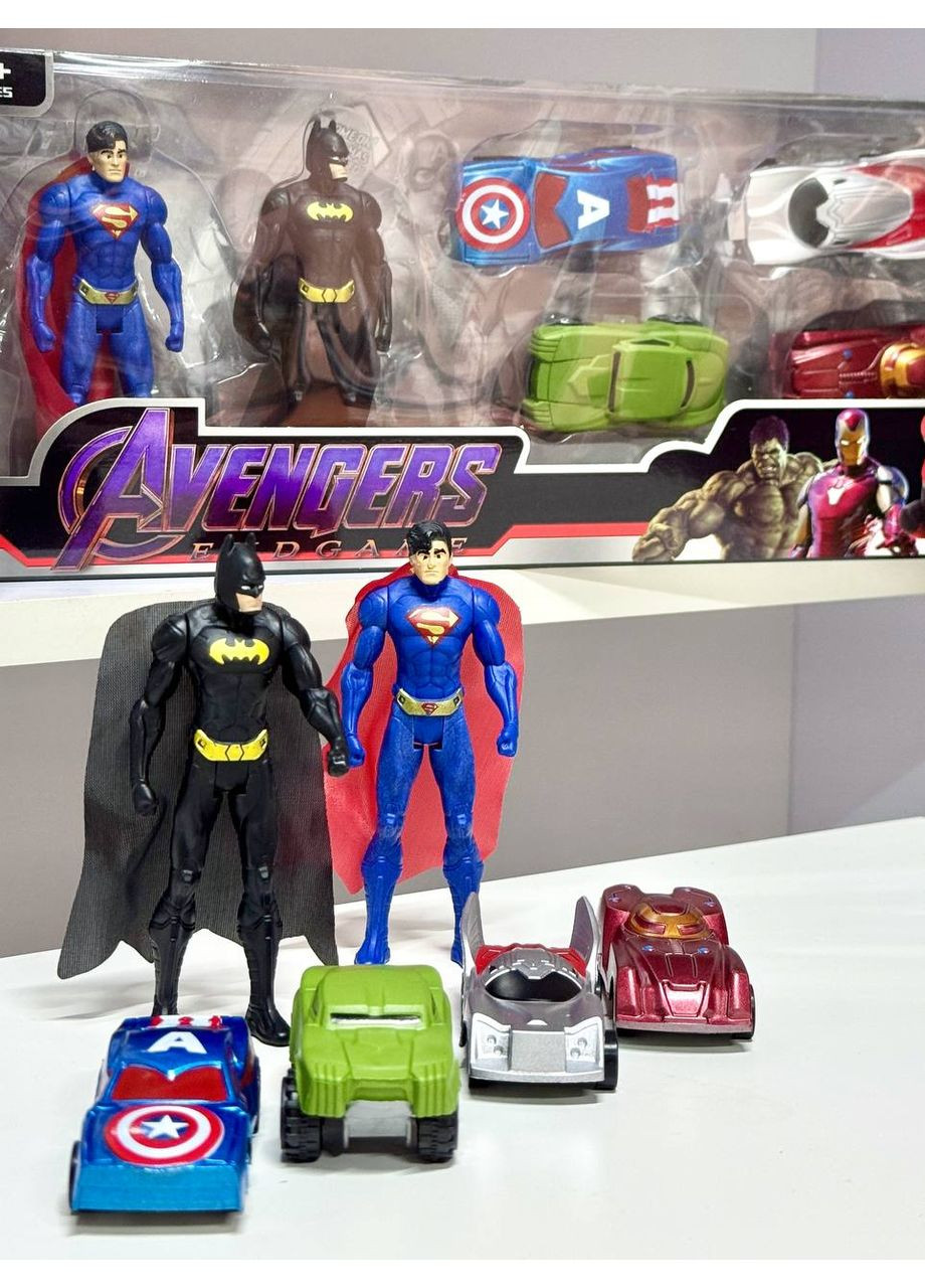 Детский игровой набор фигурок и машинок 081-17C "Супергерои" Lego (362666970)
