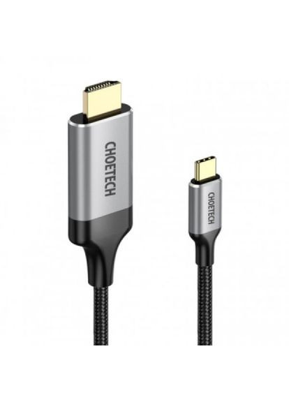 Кабель мультимедийный USBC to HDMI 1.8m 4K 60Hz (CH0021-BK) CHOETECH usb-c to hdmi 1.8m 4k 60hz (287338611)