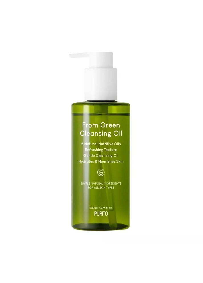 Гидрофильное масло для очистки 200 мл From Green Cleansing Oil PURITO (295550511)