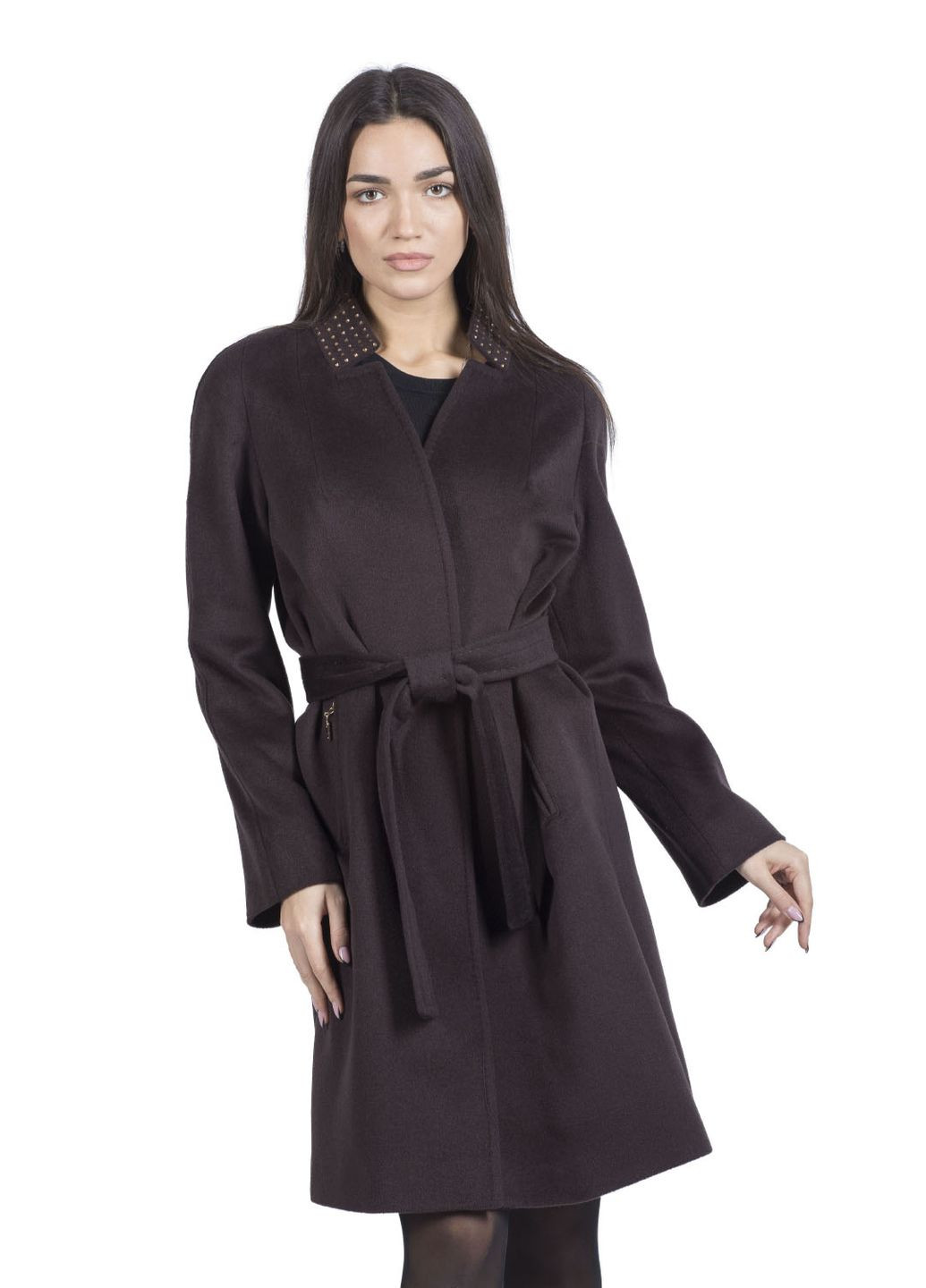 Коричневое демисезонное Женское пальто Bella Bicchi (кемел, ), 39745 No Brand